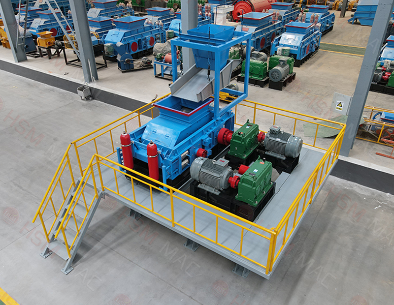 液壓對輥制砂機